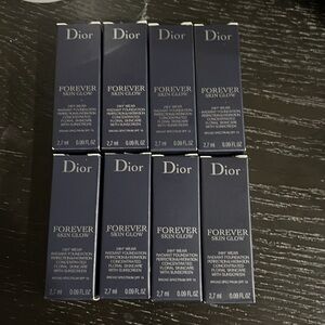 8 pcs of Dior foundation